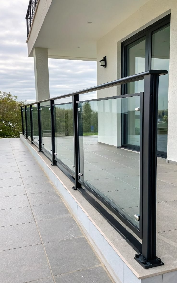 Dış Mekan Teras ve Balkon için Dayanıklı Alüminyum Küpeşte