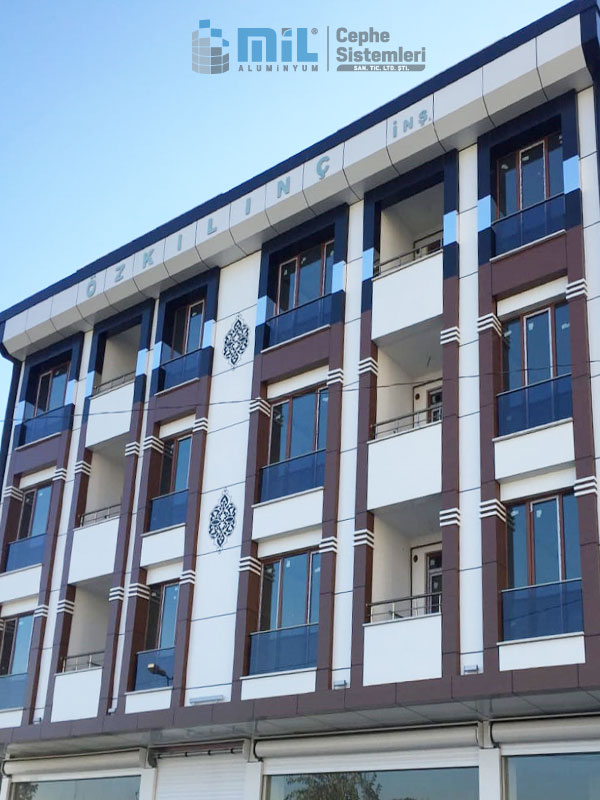 Kompozit Cephe Kaplama Bina Uygulaması